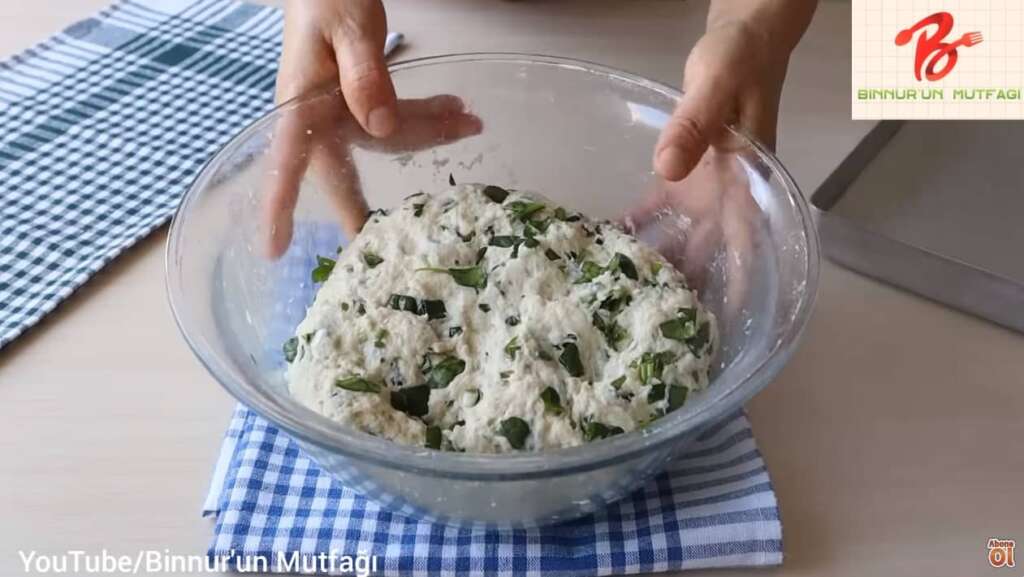 ıspanaklı çörek hamuru