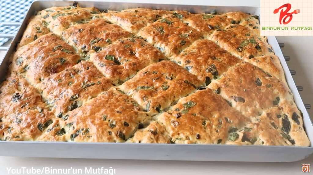 ıspanaklı kaşarlı çörek