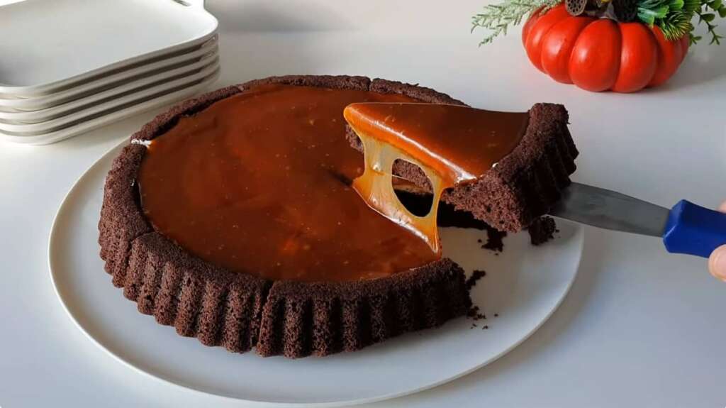 karamelli tart kek tarifi