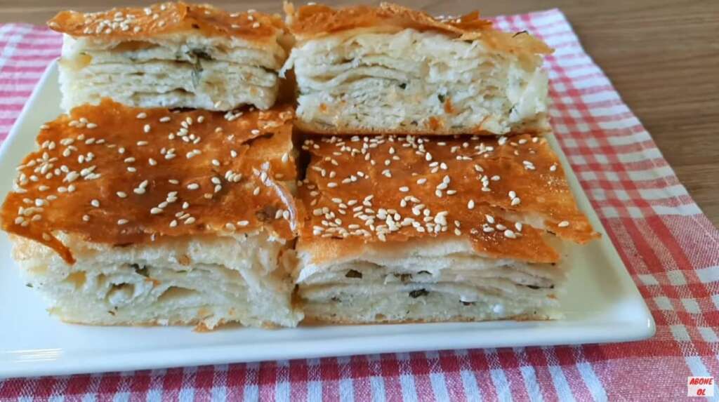 katları sayılan peynirli börek