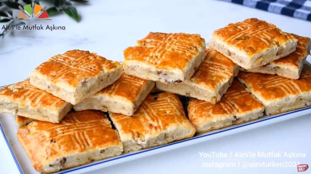 mayasız cevizli çörek tarifi