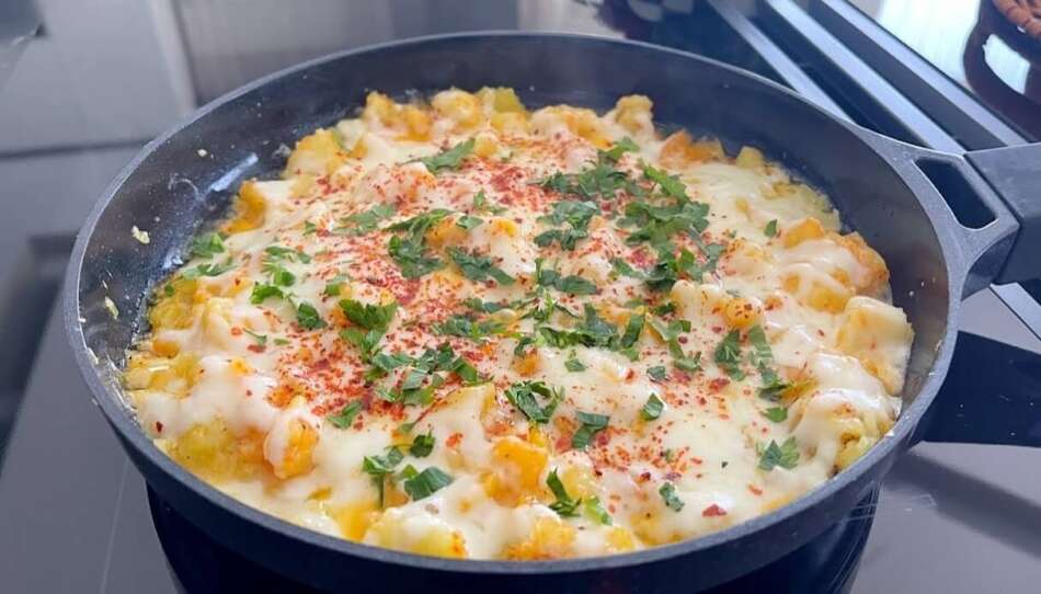 patatesli kaşarlı omlet tarifi