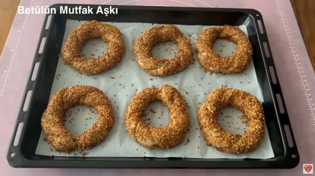 evde simit tarifi