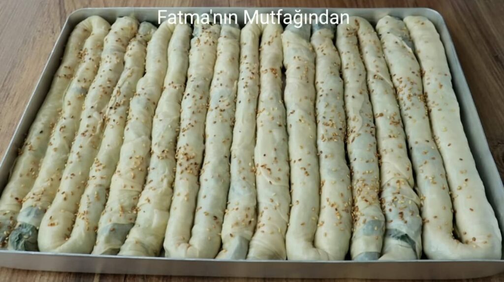 ıspanaklı çıtır börek yapımı