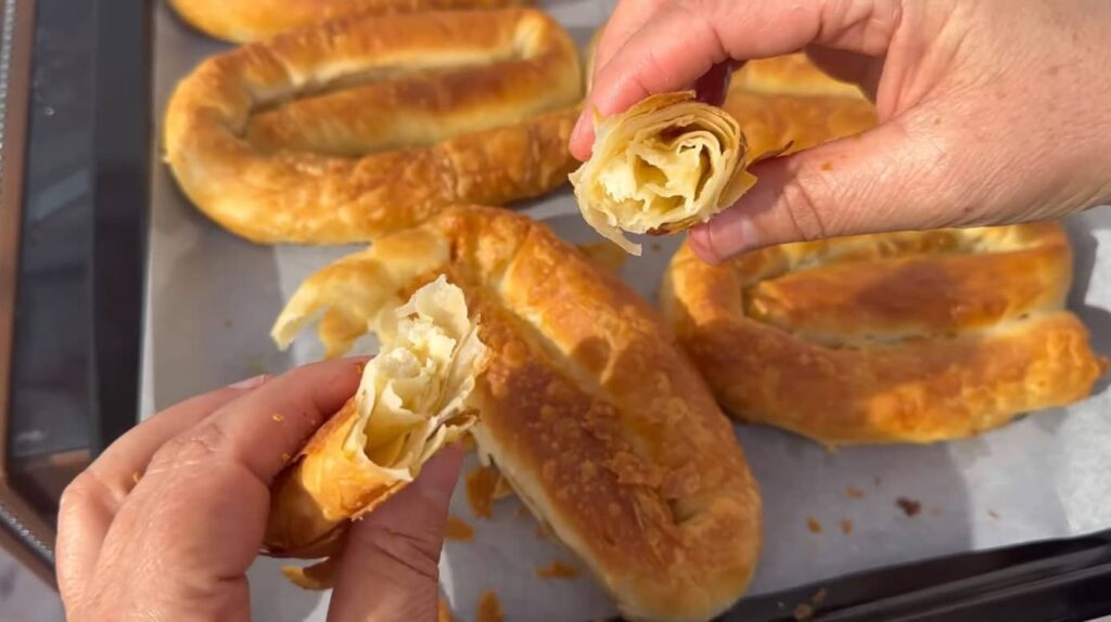 peynirli börek çıtır çıtır