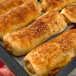 mayalı hamurdan patatesli börek tarifi